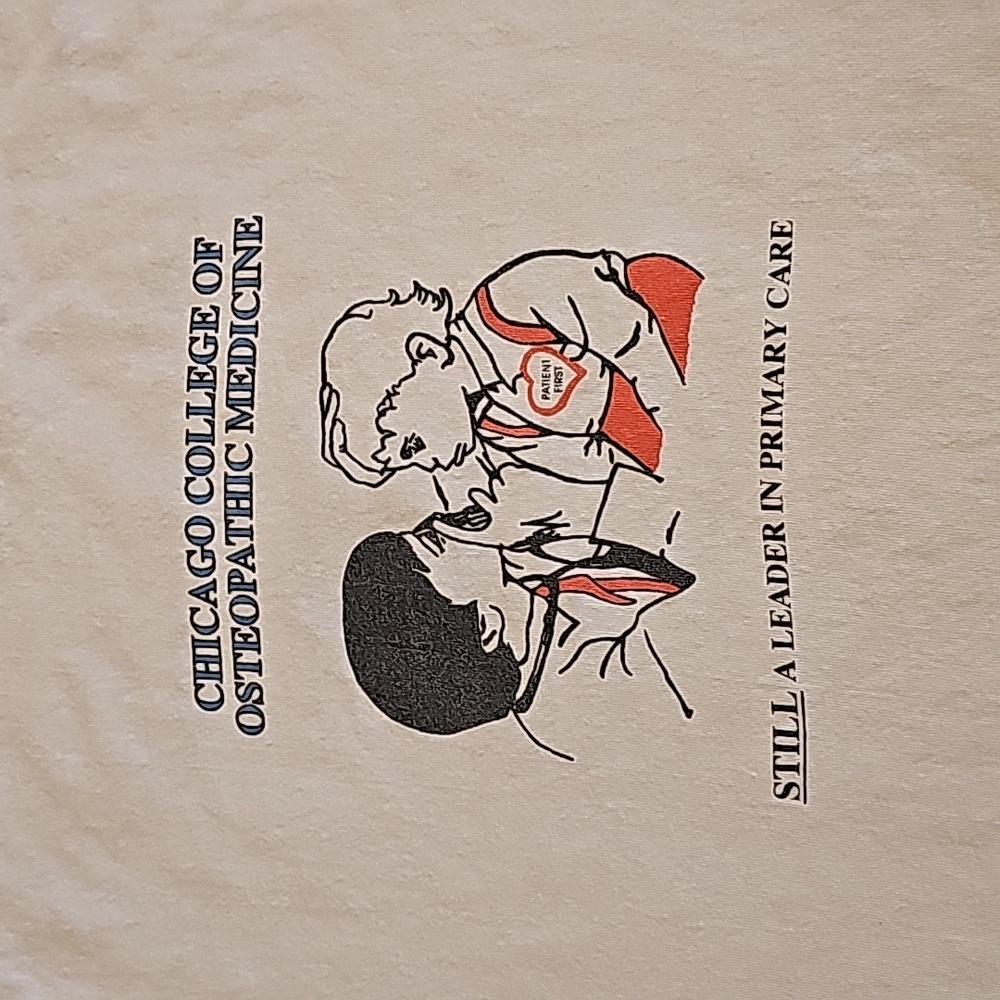 Vintage Chicago College of Osteopathic Medicine T-shirt - Picture 2 of 9
